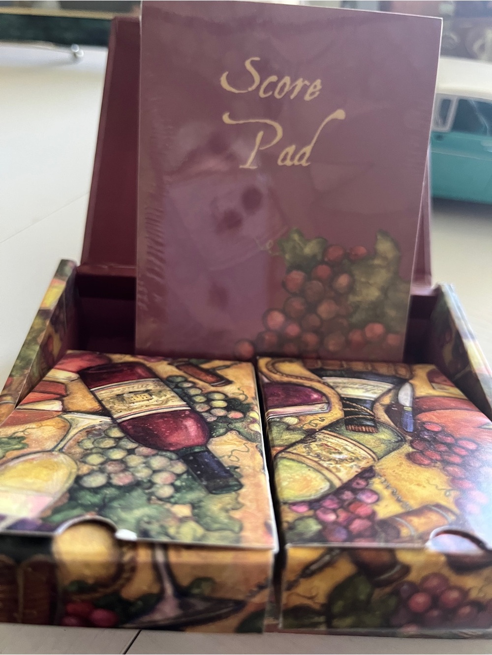 🍇🍇🍇Wine-Themed Score Pad & Card Set